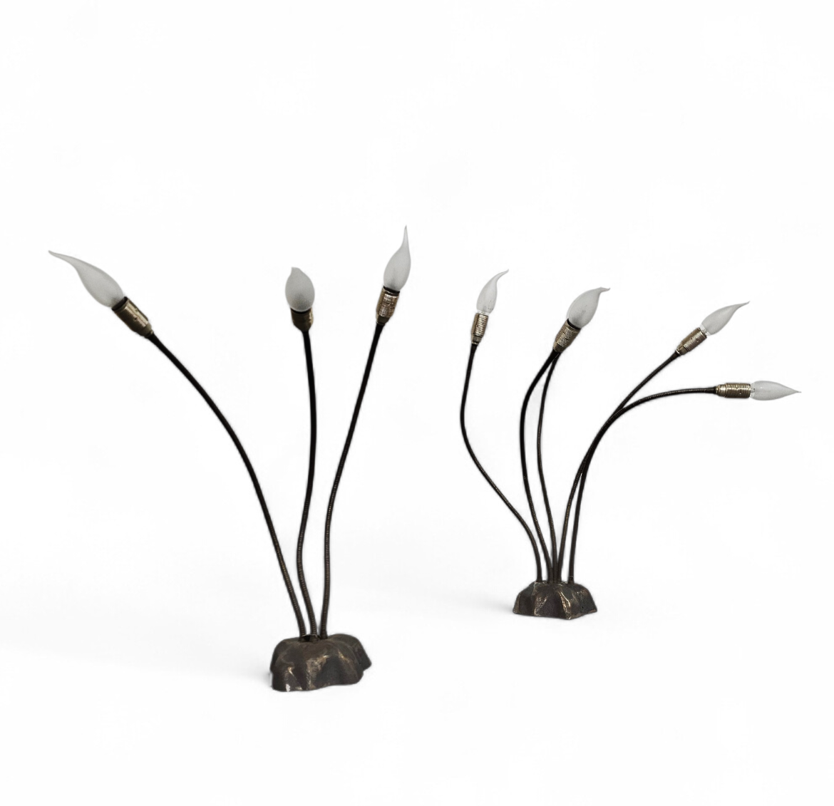 Tom Kater desk - ceiling / table lamps / 1980s / marked