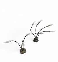 Tom Kater desk - ceiling / table lamps / 1980s / marked