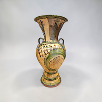 Large ceramic vase signed / Niek '94 / Niek Hoogland / 54 cm