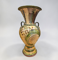 Large ceramic vase signed / Niek '94 / Niek Hoogland / 54 cm