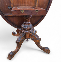 Oval Victorian tilt - top table
Breakfast table / 1840s