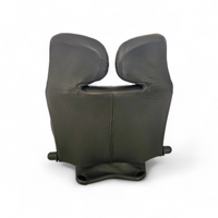 Vintage Lounge Wink chair / Toshiyuki Kita For Cassina 1980s / Black leather