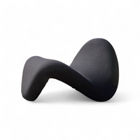 Tongue F577 Lounge Chair by Pierre Paulin for Artifort / iron frame / 1970s / vintage condition