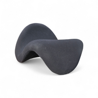 Tongue F577 Lounge Chair by Pierre Paulin for Artifort / iron frame / 1970s / vintage condition