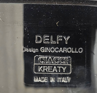 6 x Delfy chair by Gino Carollo for Ciacci Kreaty / Italy 1990s / 2 x red - 4 x black