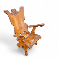 Oirschot oak chair / Heer Stoel / Gentleman Chair / Claw chair / 1960s