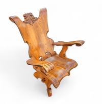 Oirschot oak chair / Heer Stoel / Gentleman Chair / Claw chair / 1960s
