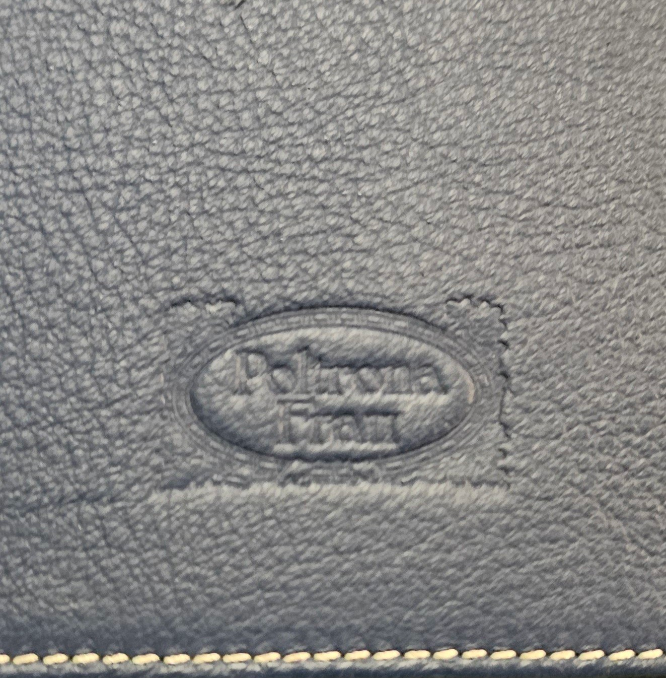 Poltrona Frau set / dark blue leather / Talus / sofa - chairs - / 3 seater / 2 x lounge chair