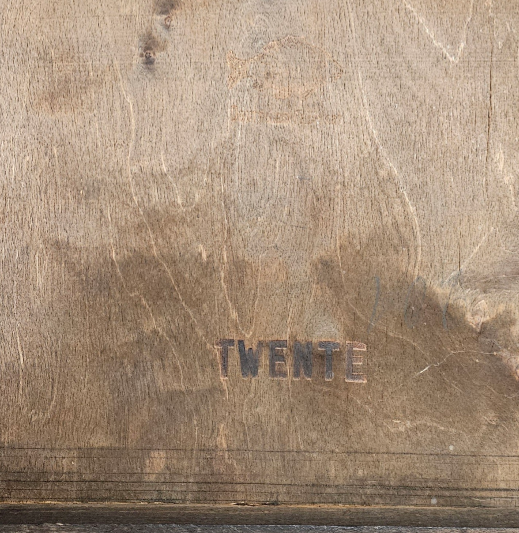 2 x Dining chair / marked " TWENTE " / 1930S