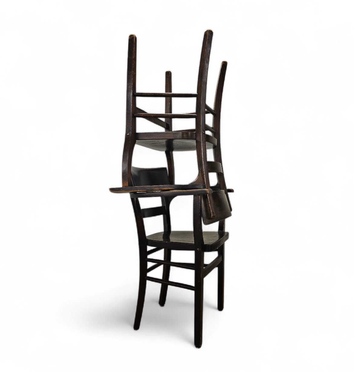 2 x Dining chair / marked " TWENTE " / 1930S