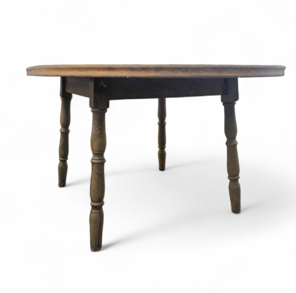 A bit wearthered windsor wheelback dining set (7) by the Oirschotse meubelindustrie 1950s