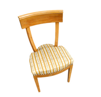 Matching cherry wood / Biedermeier chairs / sidetables set / tripot console table