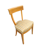 Matching cherry wood / Biedermeier chairs / sidetables set / tripot console table