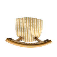 Matching cherry wood / Biedermeier chairs / sidetables set / tripot console table