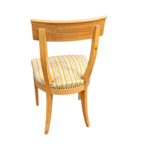 Matching cherry wood / Biedermeier chairs / sidetables set / tripot console table