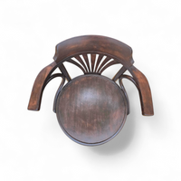 Viennese Secessionist / Art Nouveau  Style Bentwood Swivel Desk Chair 

Width 60 
Depth 55
Height 82 
Seat height 48 cm