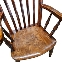 19th Century Elm country high slat back chair with a fabulous colour and patina