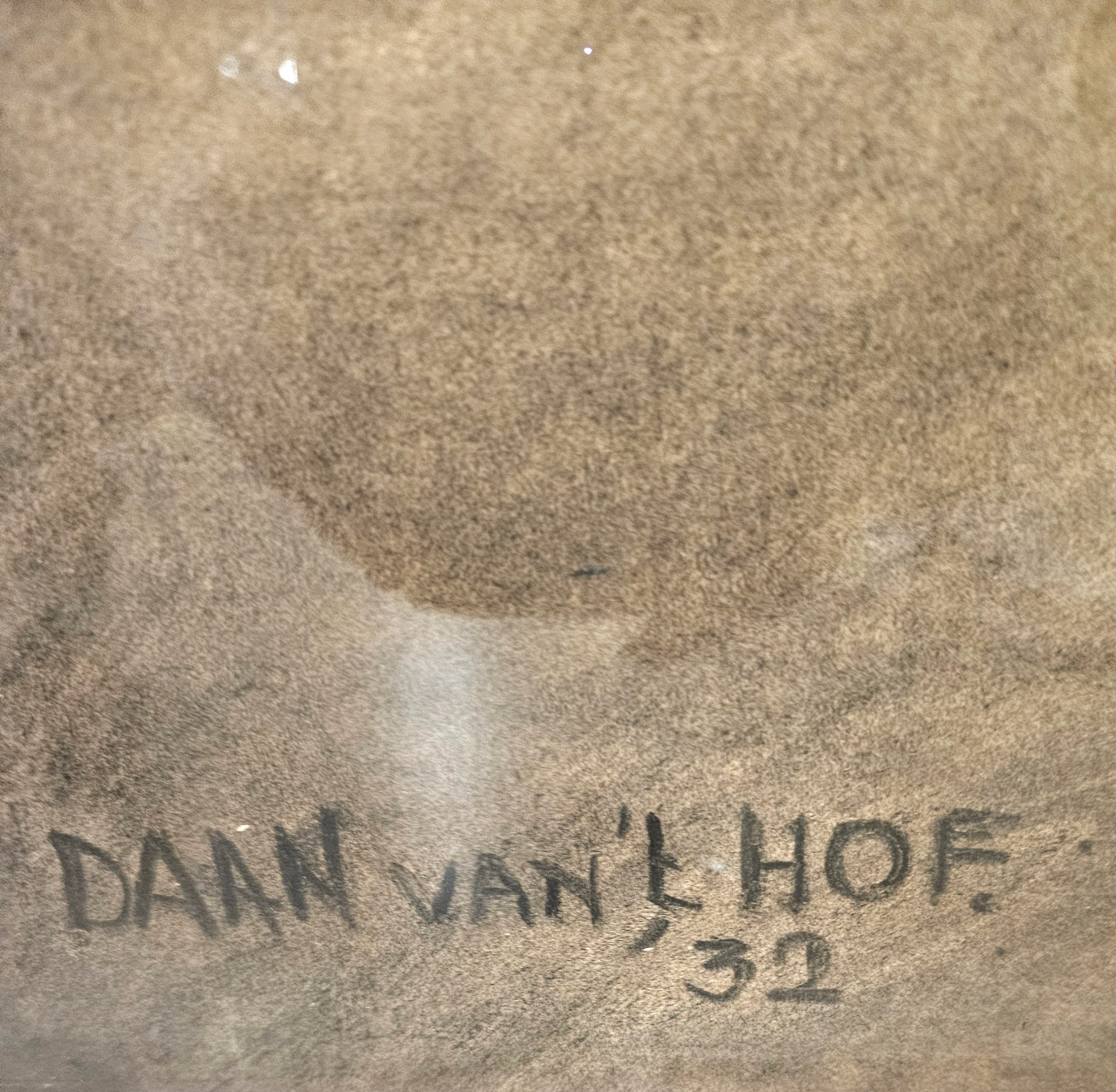 Large charcoal drawing / 1932 / signed / height 140 cm
Daan van 't Hof / Jolie Laide