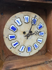 Oeil de boeuf clock / French 19th Century / Napoleon III Inlay Wall Clock