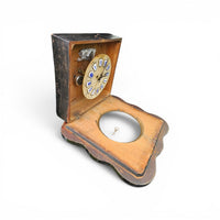 Oeil de boeuf clock / French 19th Century / Napoleon III Inlay Wall Clock