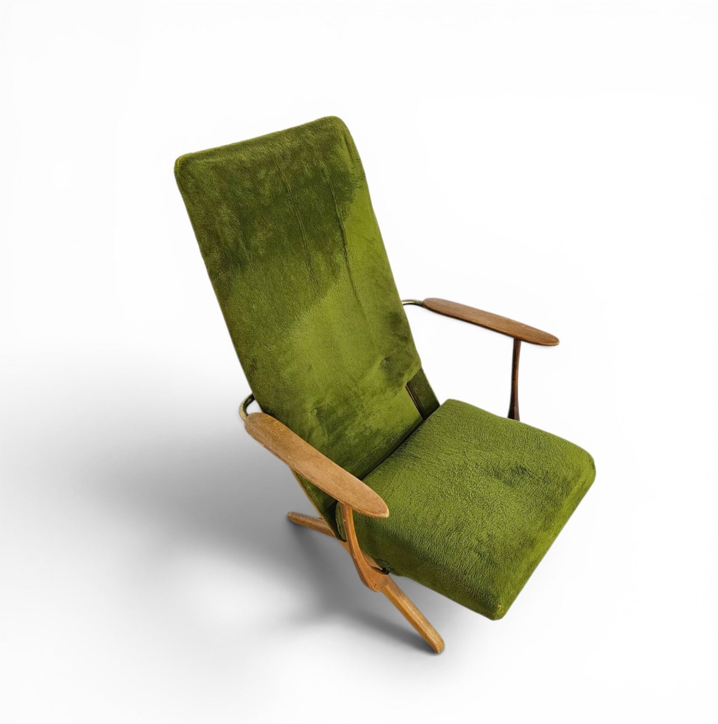 2 x 20th-century vintage design reclining  armchairs