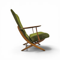 2 x 20th-century vintage design reclining  armchairs