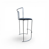 2 x Gaja stool by Kazuhide Takahama for  Simon Gavina / black leather