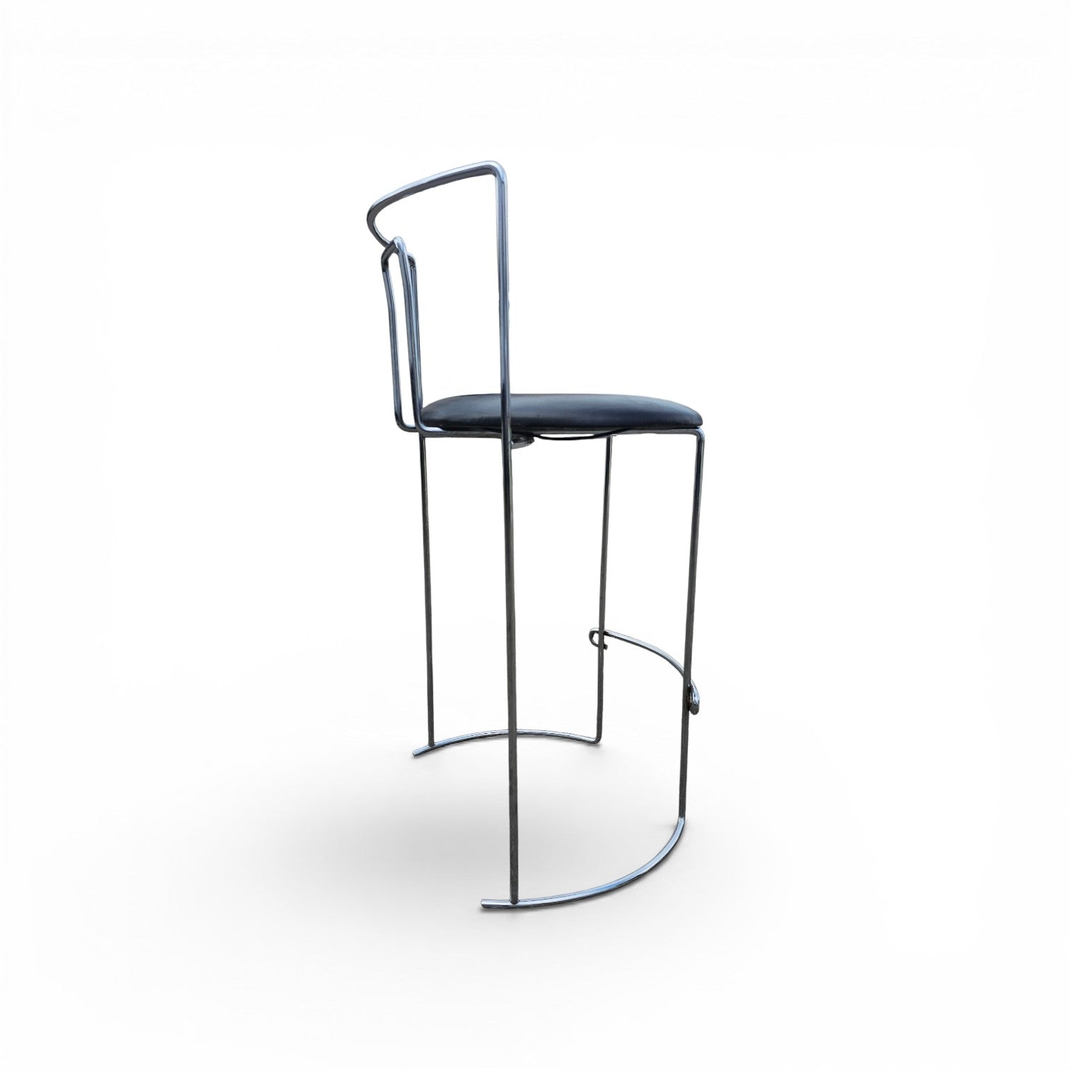 2 x Gaja stool by Kazuhide Takahama for  Simon Gavina / black leather