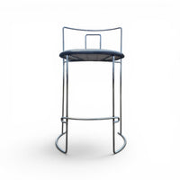 2 x Gaja stool by Kazuhide Takahama for  Simon Gavina / black leather