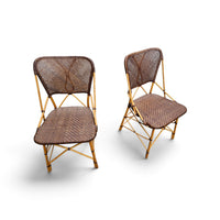 2 x Yamakawa CD-672 chair by Yuzuru Yamakawa / Yamakawa Rattan