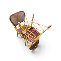 2 x Yamakawa CD-672 chair by Yuzuru Yamakawa / Yamakawa Rattan