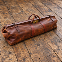 Antique English Leather Cricket Bag