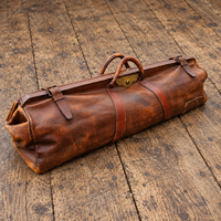 Antique English Leather Cricket Bag