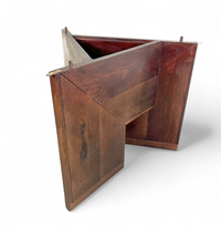 Mid-Century dining table and 3 x chairs by Silvio Coppola for Fratelli Montina Italy / 1970s