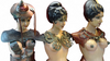 3 x Studio Shilpa Sadhana life size mannequin / carnival dummy's / Bombay India 1948