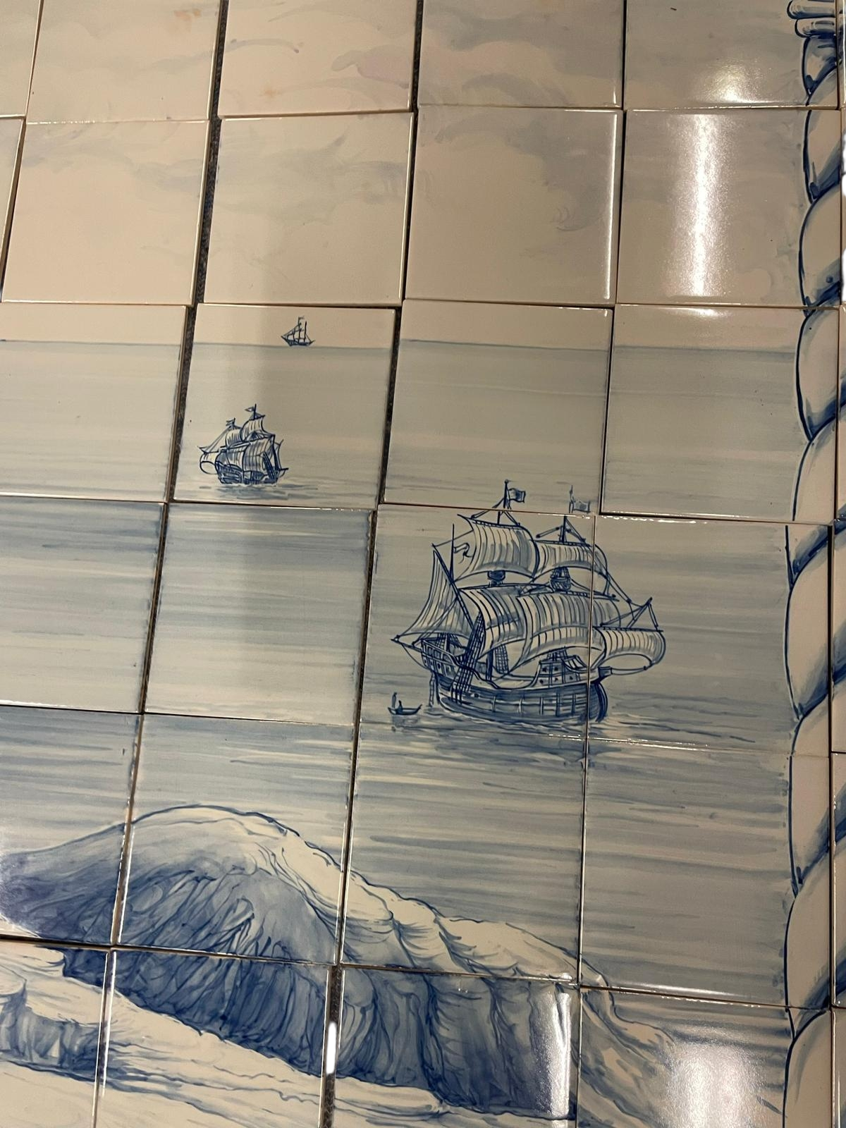 280 Hand painted Azulejos tiles / Henry the Navigator by C. Constantia / Jorge Gardoso 1996 / Portugal
