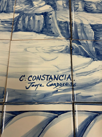 280 Hand painted Azulejos tiles / Henry the Navigator by C. Constantia / Jorge Gardoso 1996 / Portugal