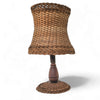 Scandinavische rotan/rieten tafellamp