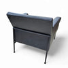 Kinnarps / Zweden /meo 357 fauteuil / zwart leer / jaren 90 / Dan Ihreborn