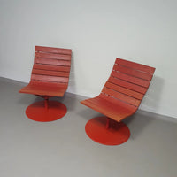 Marcus Arvonen voor Ikea (PS 2009) - 2 gereden draaifauteuils Brygga 