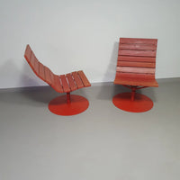 Marcus Arvonen voor Ikea (PS 2009) - 2 gereden draaifauteuils Brygga 