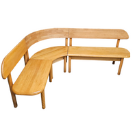 Zeer zeldzame Ansager mobler set, tafel, bank 3x stoelen / hoekbank