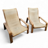 Mid-Century Pulkka Lounge Chair van Ilmari Lappalainen voor Asko, Finland, jaren 60, set van 2