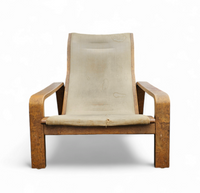 Mid-Century Pulkka Lounge Chair van Ilmari Lappalainen voor Asko, Finland, jaren 60, set van 2