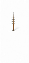 Display design toren met glasplaten
