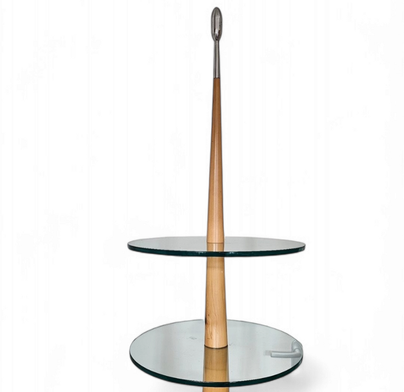 Display design toren met glasplaten
