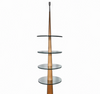 Display design toren met glasplaten
