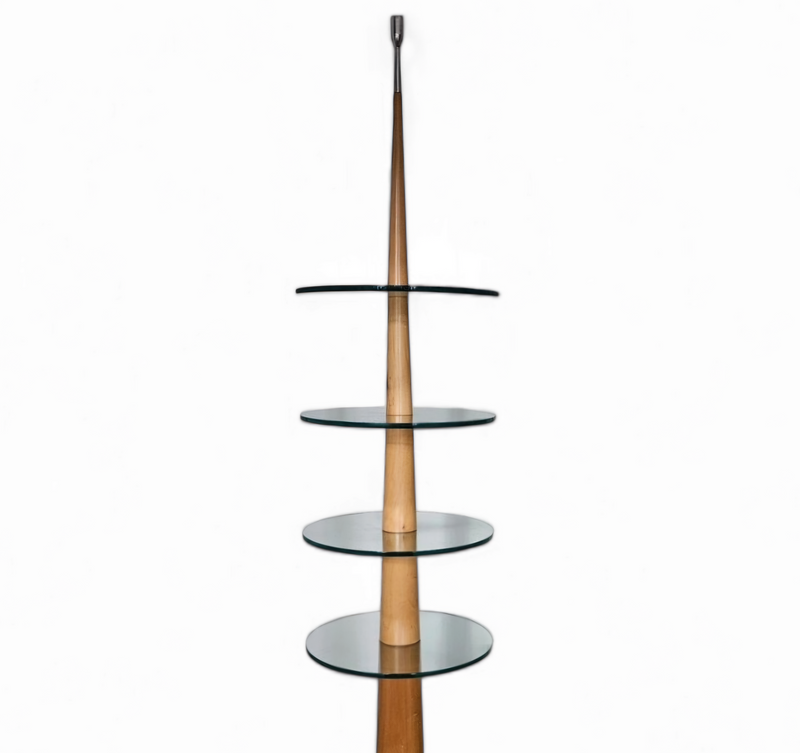 Display design toren met glasplaten