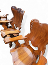 4 x large oak claw armchairs 1960s
70 x 70 x 90 cm