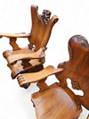 4 x large oak claw armchairs 1960s
70 x 70 x 90 cm